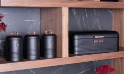 Berlingerhaus Chlebovka a dóza na potraviny sada 4 ks Black Rose Collection