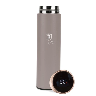 Berlingerhaus Chytrá termoska s ukazatelem teploty 0,5 l Taupe Collection