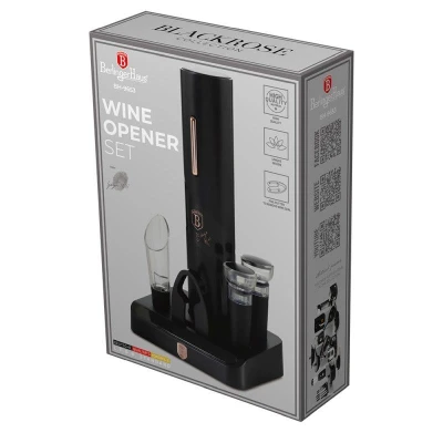 Berlingerhaus Dárková sada na otevírání vína 6 v 1, Black Rose collection
