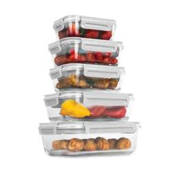 Berlingerhaus Dóza na potraviny s víkem skleněná sada 5 ks Sahara Collection Berlingerhaus Dóza na potraviny s víkem skleněná sada 5 ks Sahara Collection