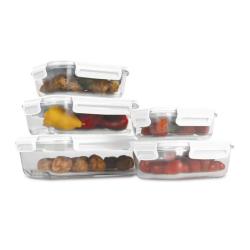 Berlingerhaus Dóza na potraviny s víkem skleněná sada 5 ks Sahara Collection