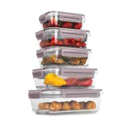 Berlingerhaus Dóza na potraviny s víkem skleněná sada 5 ks Taupe Collection Berlingerhaus Dóza na potraviny s víkem skleněná sada 5 ks Taupe Collection