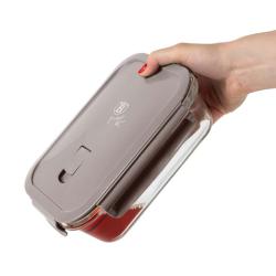 Berlingerhaus Dóza na potraviny s víkem skleněná sada 5 ks Taupe Collection