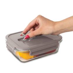 Berlingerhaus Dóza na potraviny s víkem skleněná sada 5 ks Taupe Collection