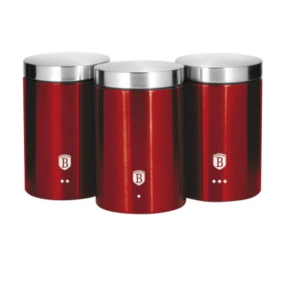 Berlingerhaus Dóza na potraviny sada 3 ks Burgundy Metallic Line Berlingerhaus Dóza na potraviny sada 3 ks Burgundy Metallic Line