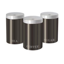 Berlingerhaus Dóza na potraviny sada 3 ks Carbon Metallic Line