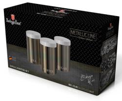 Berlingerhaus Dóza na potraviny sada 3 ks Carbon Metallic Line