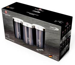 Berlingerhaus Dóza na potraviny sada 3 ks Carbon PRO Line