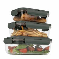 Berlingerhaus Dóza na potraviny sada 3 ks Matte Green Collection