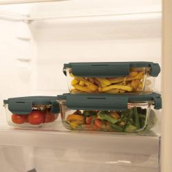 Berlingerhaus Dóza na potraviny sada 3 ks Matte Green Collection