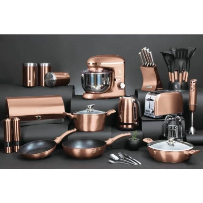 Berlingerhaus Dóza na potraviny sada 3 ks Primal Rosegold Metallic Line