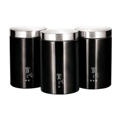 Berlingerhaus Dóza na potraviny sada 3 ks Royal Black Collection Berlingerhaus Dóza na potraviny sada 3 ks Royal Black Collection