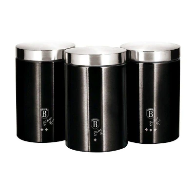 Berlingerhaus Dóza na potraviny sada 3 ks Royal Black Collection Berlingerhaus Dóza na potraviny sada 3 ks Royal Black Collection