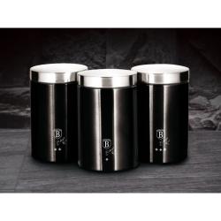 Berlingerhaus Dóza na potraviny sada 3 ks Royal Black Collection