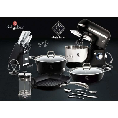 Berlingerhaus Dóza na potraviny sada 3 ks Royal Black Collection