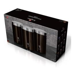 Berlingerhaus Dóza na potraviny sada 3 ks Shiny Black Collection