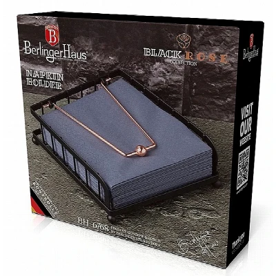 Berlingerhaus Držák na ubrousky Black Rose Collection