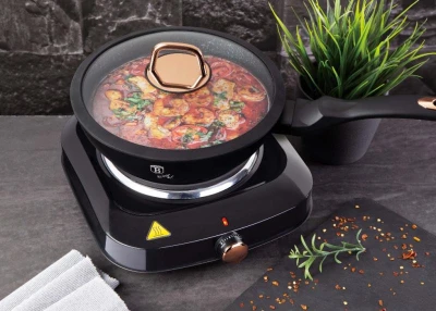 Berlingerhaus Elektrický vařič jednoplotýnkový 1500 W Black Rose Collection