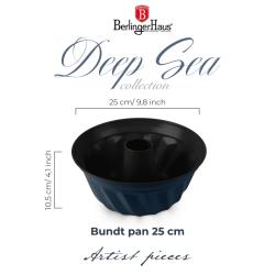 Berlingerhaus Forma na bábovku s titanovým povrchem 25 cm Deep sea Collection