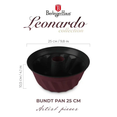 Berlingerhaus Forma na bábovku s titanovým povrchem 25 cm Leonardo Collection