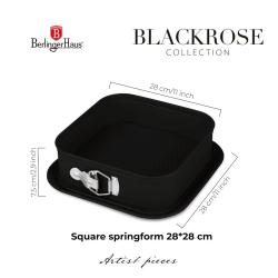 Berlingerhaus Forma na dort hranatá s titanovým povrchem 28 x 28 cm Matte Black Collection