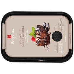 Berlingerhaus Forma na dort hranatá s titanovým povrchem 39x27 cm Leonardo Collection