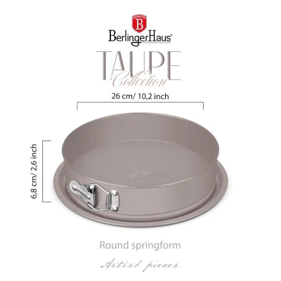 Berlingerhaus Forma na dort s nepřilnavým povrchem 2v1 Taupe Collection