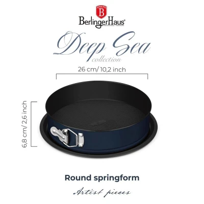 Berlingerhaus Forma na dort s titanovým povrchem oválná Deep Sea collection