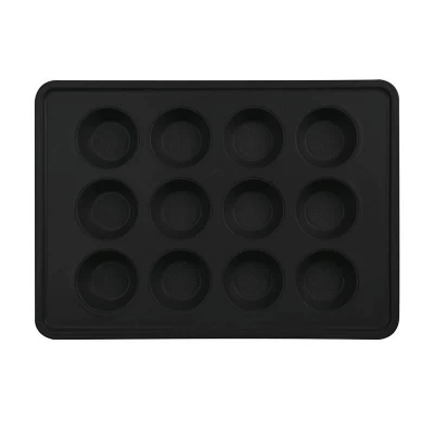 Berlingerhaus Forma na muffiny 12 ks Matte Black Collection