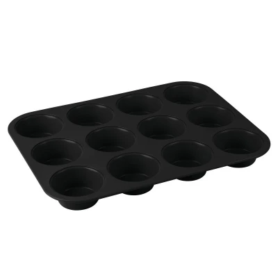 Berlingerhaus Forma na muffiny 12 ks Matte Black Collection Berlingerhaus Forma na muffiny 12 ks Matte Black Collection