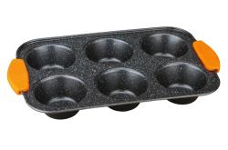 Berlingerhaus Forma na muffiny 6 ks silikonové rukojeti 29 x 18 x 3 Granit Diamond Line Berlingerhaus Forma na muffiny 6 ks silikonové rukojeti 29 x 18 x 3 Granit Diamond Line