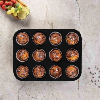Berlingerhaus Forma na muffiny s nepřilnavým povrchem 12 ks Antracit Collection