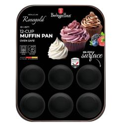 Berlingerhaus Forma na muffiny s nepřilnavým povrchem 12 ks Black Rose Collection