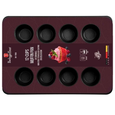 Berlingerhaus Forma na muffiny s nepřilnavým povrchem 12 ks Burgundy Berlingerhaus Forma na muffiny s nepřilnavým povrchem 12 ks Burgundy