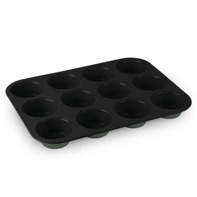 Berlingerhaus Forma na muffiny s nepřilnavým povrchem 12 ks Matte Green Collection Berlingerhaus Forma na muffiny s nepřilnavým povrchem 12 ks Matte Green Collection