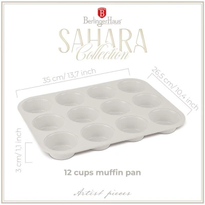 Berlingerhaus Forma na muffiny s nepřilnavým povrchem 12 ks Sahara Collection