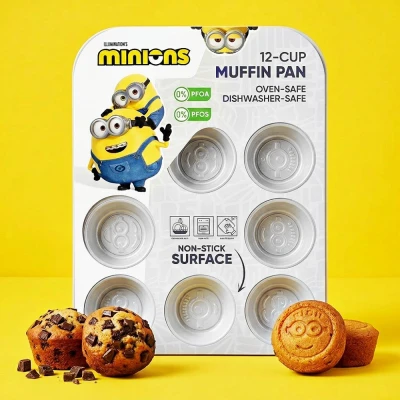 Berlingerhaus Forma na muffiny s titanovým povrchem 12 ks žluto-krémová kolekce MIMONI