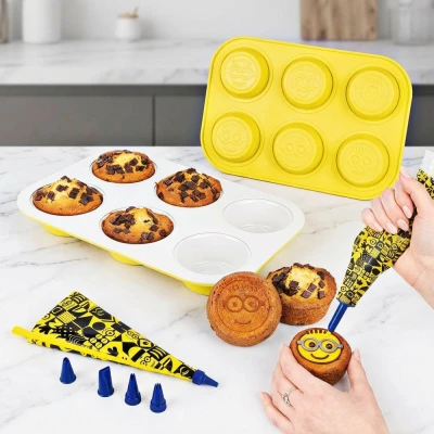 Berlingerhaus Forma na muffiny + zdobička s titanovým povrchem 6 ks kolekce MIMONI
