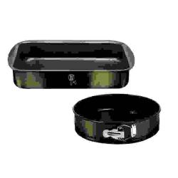 Berlingerhaus Sada pečicích forem s titanovým nepřilnavým povrchem 2 ks Shiny Black Edition