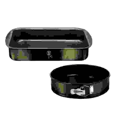 Berlingerhaus Sada pečicích forem s titanovým nepřilnavým povrchem 2 ks Shiny Black Edition