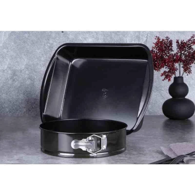 Berlingerhaus Sada pečicích forem s titanovým nepřilnavým povrchem 2 ks Shiny Black Edition