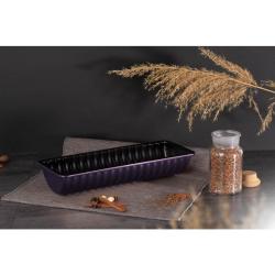 Berlingerhaus Forma na srnčí hřbet s nepřilnavým povrchem Purple Metallic Line