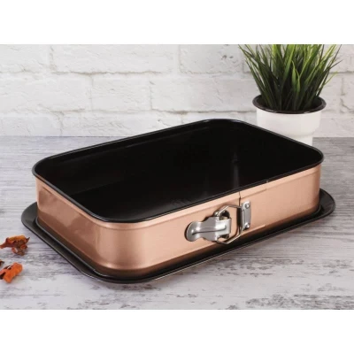 Berlingerhaus Forma s nepřilnavým povrchem 3v1 Rosegold Metallic Line 39x27x7,5cm