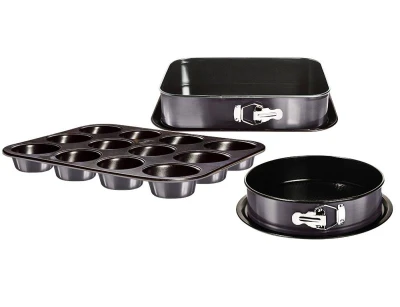 Berlingerhaus Formy na pečení s titanovým povrchem sada 3 ks Carbon PRO Line Berlingerhaus Formy na pečení s titanovým povrchem sada 3 ks Carbon PRO Line