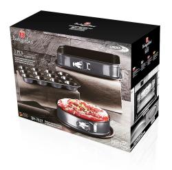 Berlingerhaus Formy na pečení s titanovým povrchem sada 3 ks Carbon PRO Line