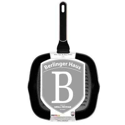 Berlingerhaus Grilovací pánev s titanovým povrchem 28 cm Black Rose Collection