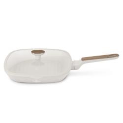 Berlingerhaus Grilovací pánev s titanovým povrchem a poklicí 28 cm Sahara Nordic Collection