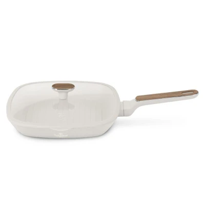 Berlingerhaus Grilovací pánev s titanovým povrchem a poklicí 28 cm Sahara Nordic Collection