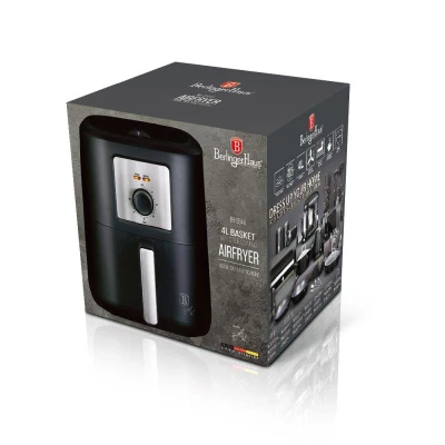 Berlingerhaus Horkovzdušná fritéza 4 l Black Silver Collection