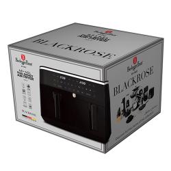 Berlingerhaus Horúci vzduch fritéza digitálna dvojitá 4,5+4,5 L Black Rose Collection
